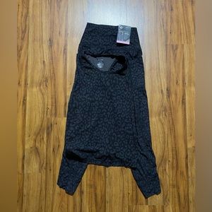 Zen High-Rise Ankle Leggings With Tank Top Small Leopard Print Size Small